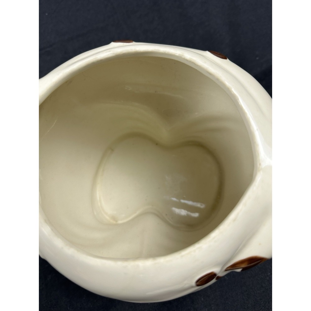 Vintage MCM 1940s- SHAWNEE POTTERY SMILEY Pig Shamrock Cookie Jar 11.25" - Picture 7 of 9